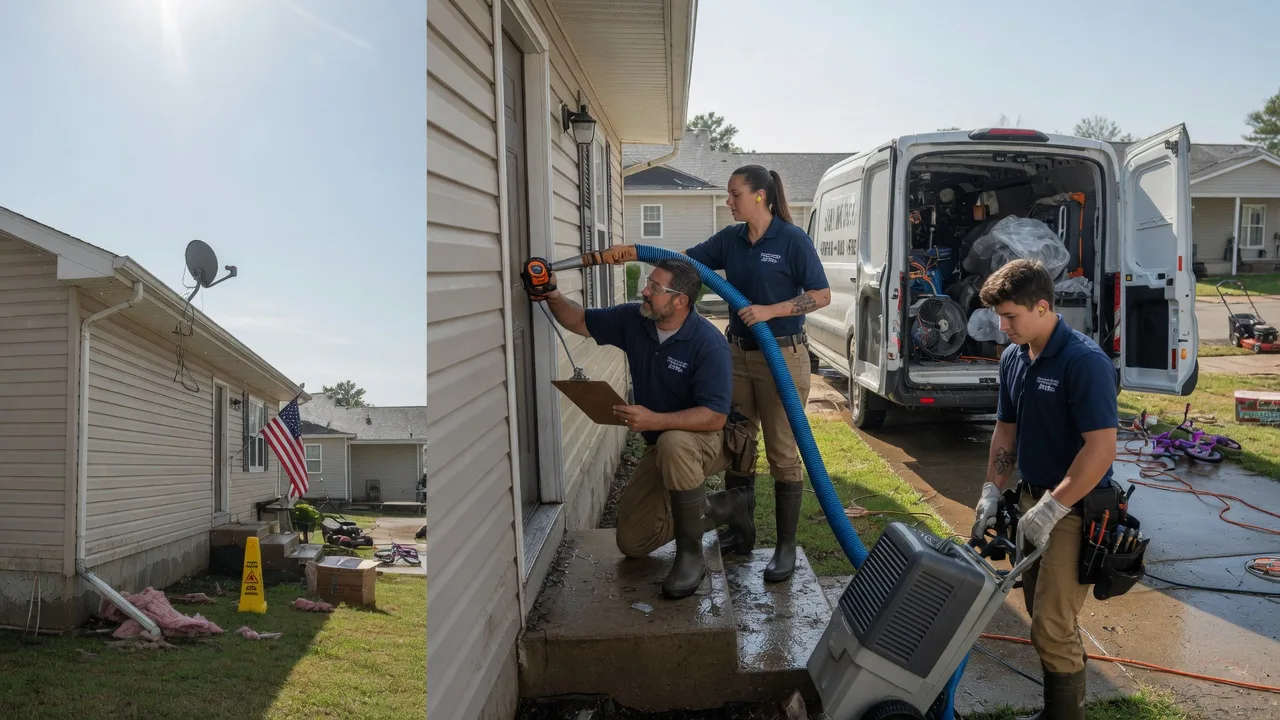 Ceiling Water Damage Restoration in Sullivan, MO near me